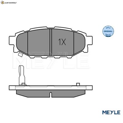 BREMSBELAGSATZ SCHEIBENBREMSE 025 242 7114/W FÜR TOYOTA SUBARU B3 OUTBACK XV 86