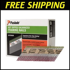 Durable Hot Dipped Galvanized Framing Nails - 30-Degree Round Head, 2000 Per Box