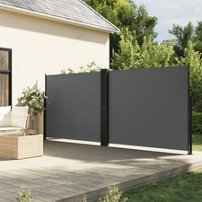Retractable Side Awning Anthracite 70.9x393.7
