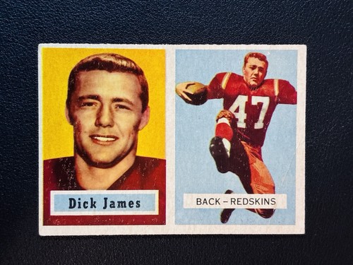 Dick James #134 1957 Topps card
