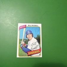 1980 TOPPS BILL RUSSELL #75 Los Angeles Dodgers