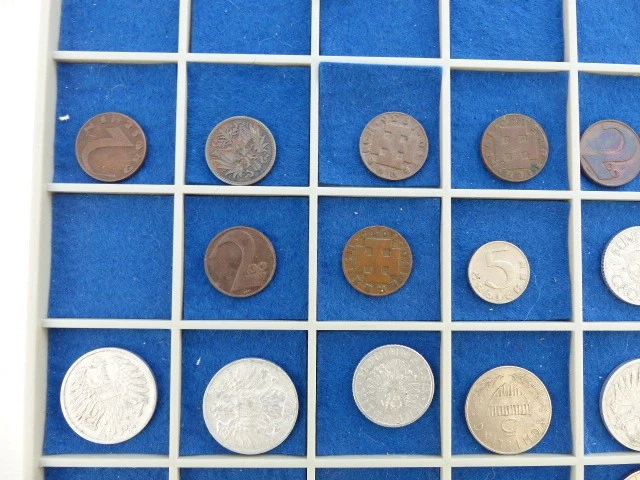 Sammlung Münzen Österreich 2/5/50 Groschen 1/5 Schilling