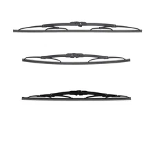 Bosch Front and Rear Windshield Wiper Blade Set Kit For Dodge