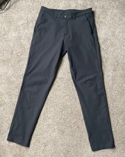 Nice Mens Lululemon ABC Classic Fit Pants 32/30 Dark Grey 5 Pocket