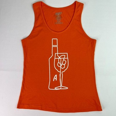 Aperol Spritz Tank Top Large Orange Drink Graphic Sleeveless Shirt