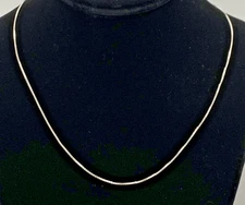 Giani Bernini Sterling Silver Adjustable Box Link Chain, 16"- 22", NWT $120 MSRP