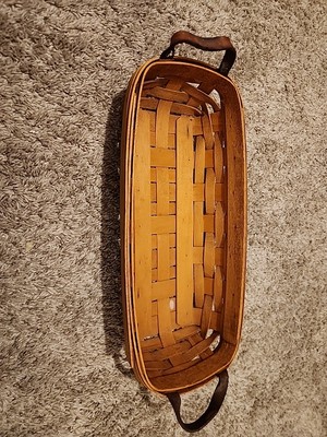 Long Rectangular Longaberger Basket  14.5'' long