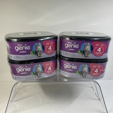 Lot Of 4-Litter Genie Jumbo Refill Odor Control Cat Litter packages - NEW/SEALED