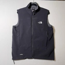 The North Face Apex Bionic 2 Vest Mens M Black Fleece Lined Windbreaker Hiking