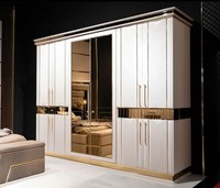 Kleiderschrank Weiß Schlafzimmer Material Holz Schrank Luxus Modern