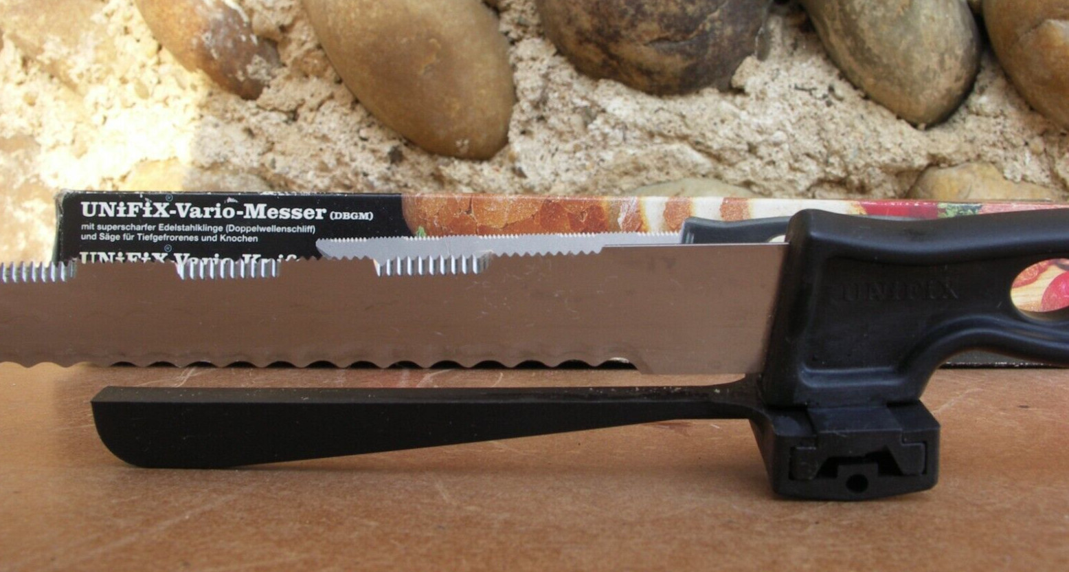 Couteau à pain en acier inoxydable avec guide de découpe réglable pour gaucher