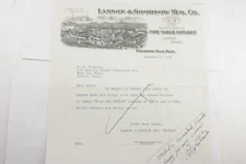 1935 Lamson Goodnow Letter R W Whitcomb Liberty Mutual Boston MA Ephemera L952B