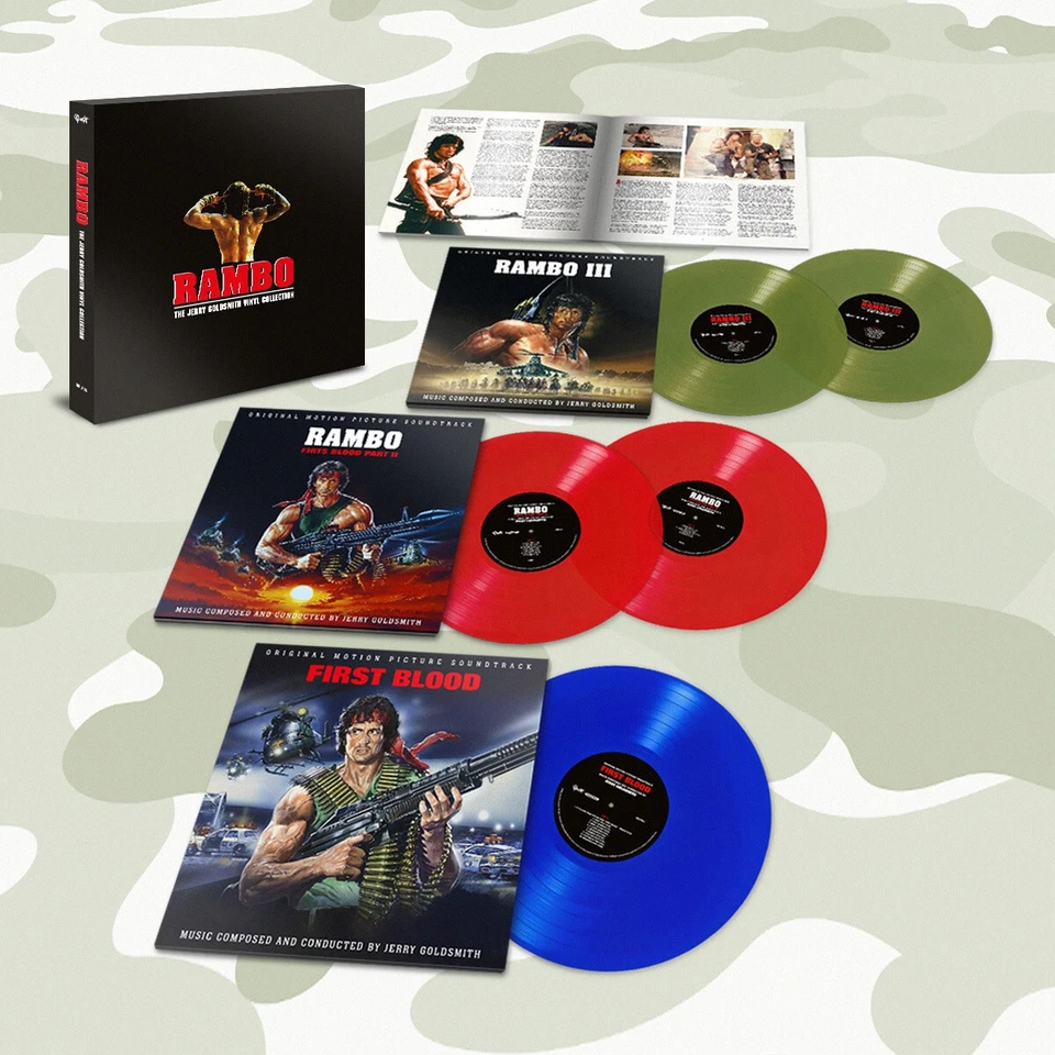 Jerry Goldsmith – Rambo I-III (1982-1988) Complete Score 5LPs / Newly Remastered - Bild 2 von 4