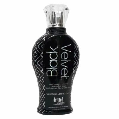 Black Velvet Devoted Creations Anti Orange Black Bronzer Tanning Lotion 12.25
