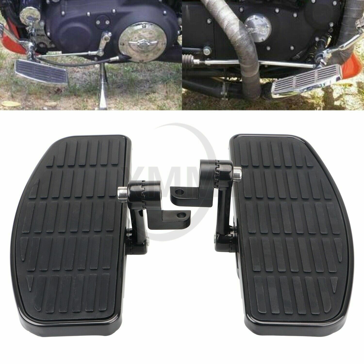 Motorcycle Adjustable Floorboard Footboards Footrest Fit For Harley ...