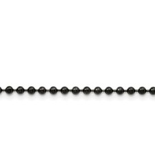 Stainless Steel 3.0mm IP Black-plated 22in Ball Chain