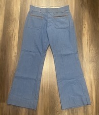 Vintage 70s Sears  Put On Shop  Flare Bell Bottom Jeans