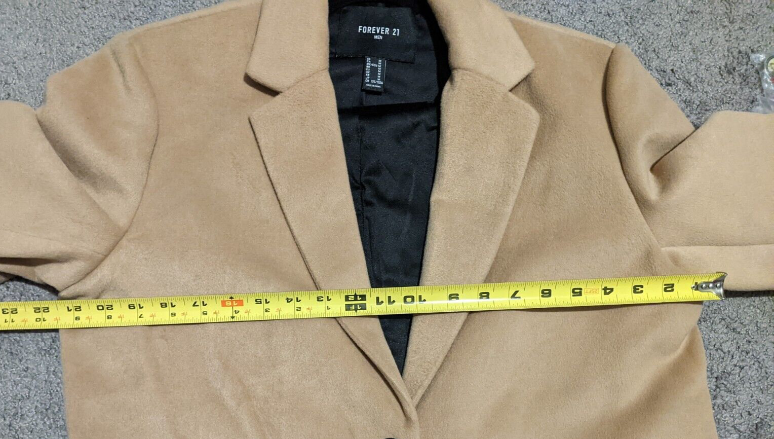 FOREVER 21 MEN MEDIUM LONG WOOLBLEND WINTER FUR T… - image 11