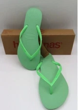 Havaianas Women's Flip Flops Sandal Green Garden US 7/8W / EU 37/38