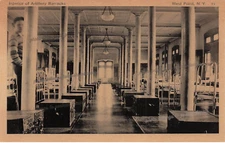 USMA West Point Military Academy Barracks Cadet Beds Vtg Postcard G49