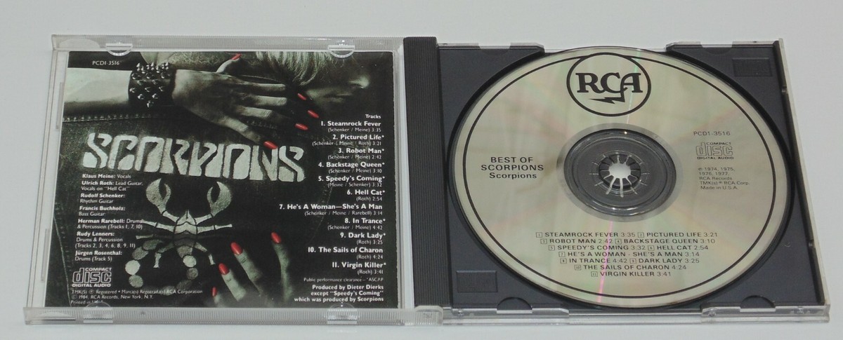 Scorpions Best Of Scorpions CD USA 1984 | eBay