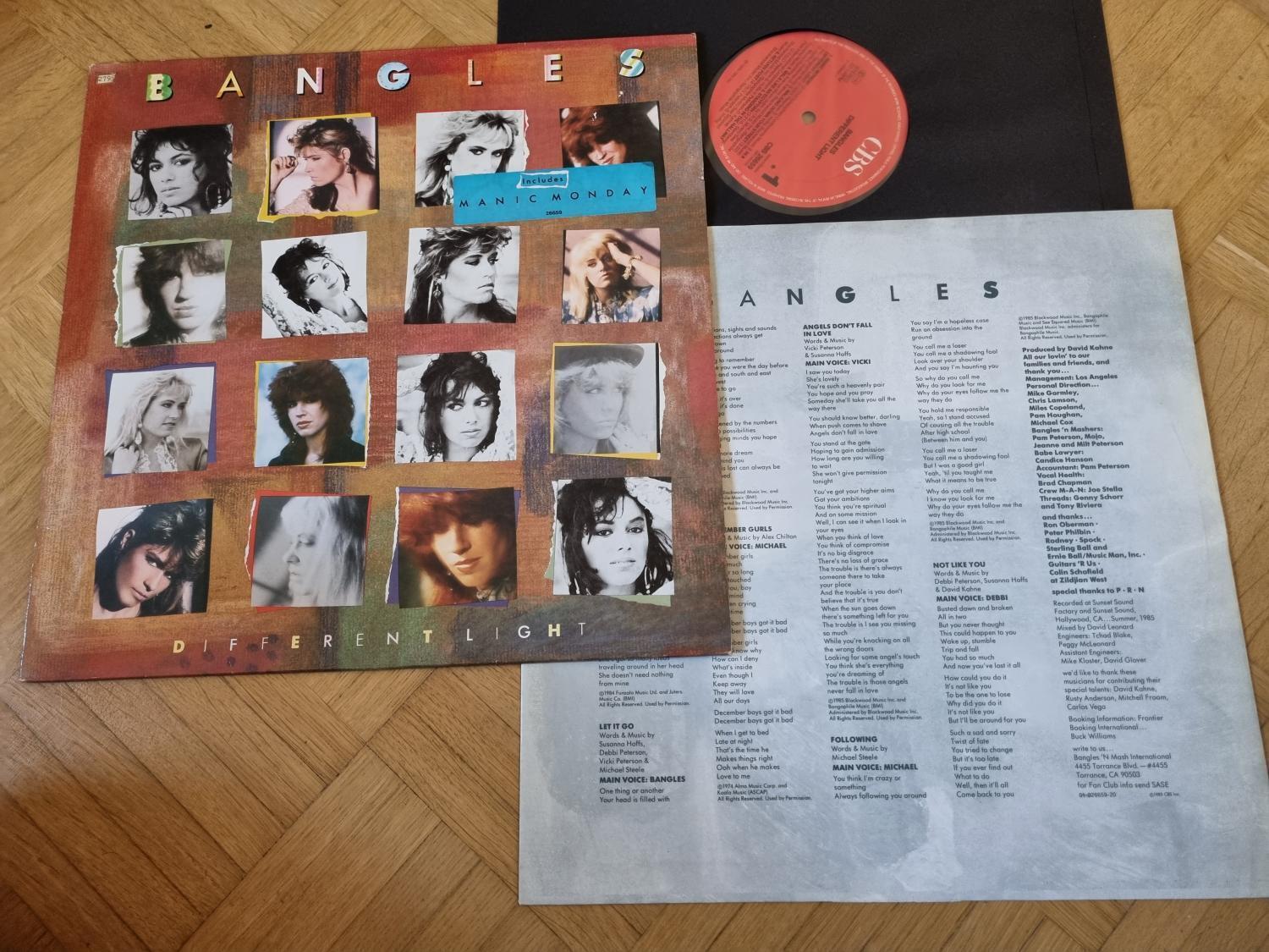 Bangles - Different light Vinyl LP Holland/ Manic Monday