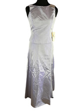 Jessica McClintock bridal millennium 2000 lavender iridescent 2 piece gown 6