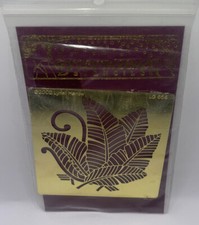 2002 Dreamweaver Stencil Lynell Harlow LG656 Leaves
