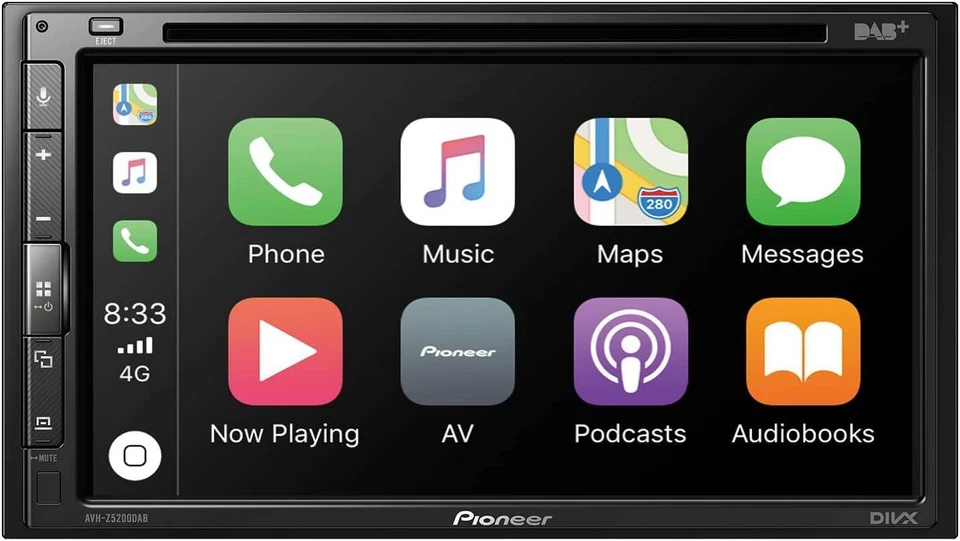 Autoradio Pioneer Apple CarPlay Android DAB für Ford B-Max ab 2012 piano black - Bild 4 von 4