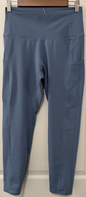 NWOT Yunoga Yoga Pants Ultra Soft High Waist Athleisure Active Powder Blue L