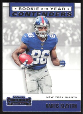 2019 Panini Contenders Rookie of the Year Darius Slayton RC #RYA-DS New York