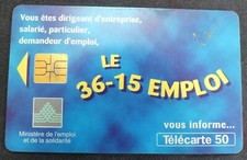Carte Téléphonique France – 50 unités – 36.15 Emploi –