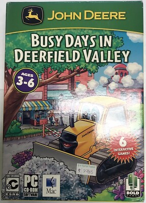 John Deere: Busy Days in Deerfield Valley Ages 3-6 (CD PC Game)
