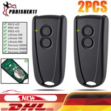 2X Garagenöffner Handsender für Hormann EcoStar RSC2/RSE2-433 Liftronic 433MHz
