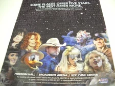 TAYLOR SWIFT Katy Perry LADY GAGA others Five Stars.... 2011 Promo Poster Ad 