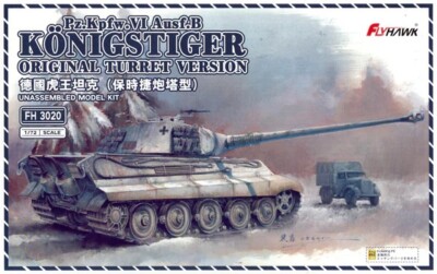1/72 Flyhawk #3020 King Tiger Original Turret Version