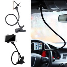 Flexible 360 Clip Mobile Cell Phone Holder Lazy Bed Desktop Bracket Mount Stand