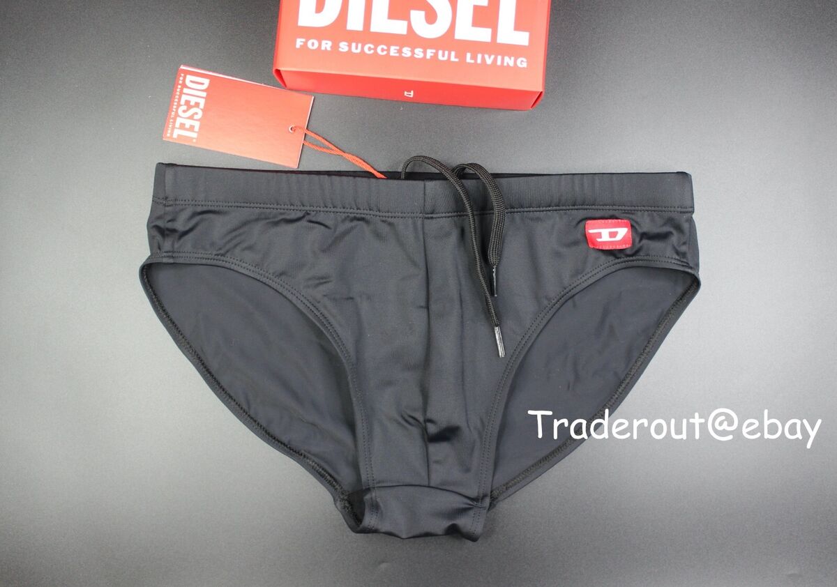Diesel men Black BMBR-Jack swim brief swimwear size S M or L Diesel men Black BMBR-Jack swim brief swimwear size S M or L