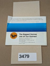 Wheel of Fortune Family Edition - Nintendo NES- Manual Only **NO GAME!