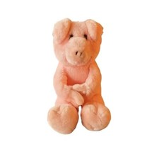 1986 Dakin Stuffed Animal Plush Toy Pink Pig