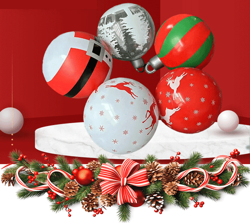 NEW Christmas Gifts Inflatable Ball Home Decoration Outdoor Christmas Balls Xmas - Picture 2 of 23