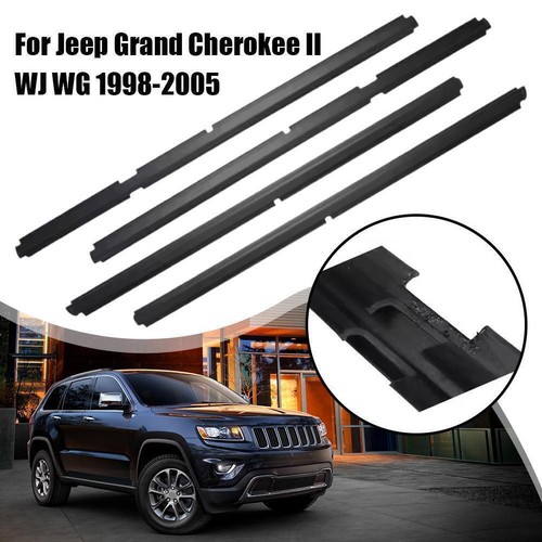 For Jeep Cherokee Sealing Strips Window Sweep Front Windproof Rear & B8E2 P4Y0 - Picture 2 of 11