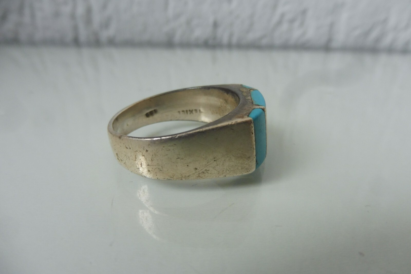 Beautiful, old, large, solid ring, 925 silver wit… - image 3