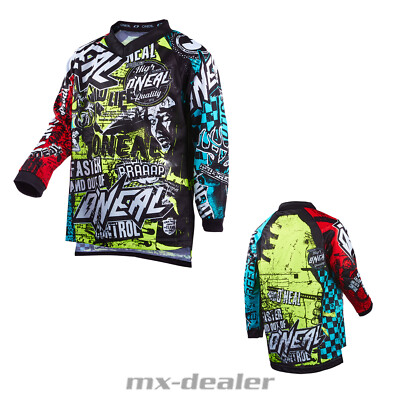 O'Neal Element Kinder Jersey V22 Wild Multi Trikot MX MTB BMX Motocross