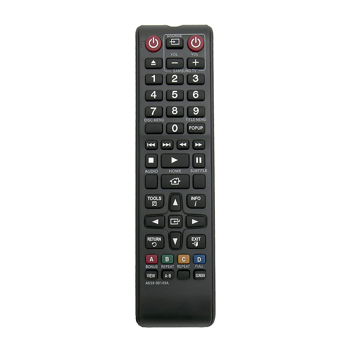 Thumbnail - Ersatz Fernbedienung Für Samsung Bdfm57cza Blu-ray Player