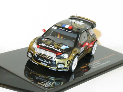 Citroën DS3 WRC – Miniature Ixo 1/43, Sébastien Loeb Rallye De France 2013