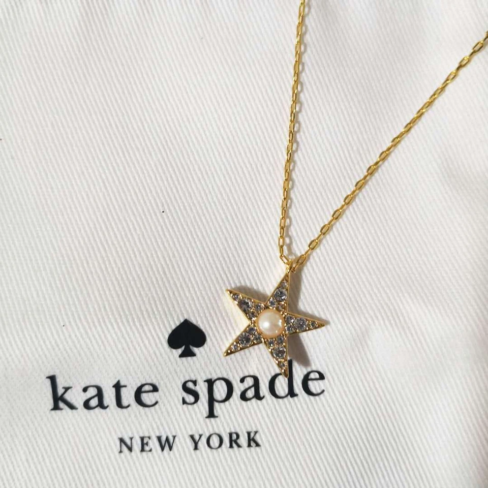 NWT KATE SPADE SEEING STARS NECKLACE W DUST BAG O0RU2609 - Image 3 of 4