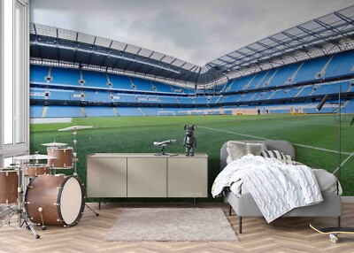 3D Etihad Stadium UK Wall Murals Wallpaper Murals Wall Sticker