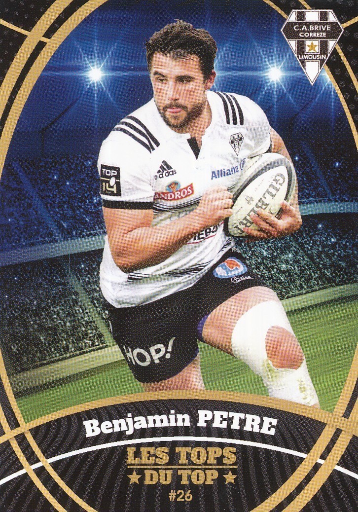Ballon De Rugby Gilbert Top 14 Officiel - Taille 5 - Collection Authentique Du Championnat Français