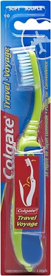 Colgate Travel Voyage 90 Soft Folding Travel Toothbrush Colors May Vary